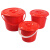 友力恒 塑料桶 小水桶厚实涂料桶子 单位：个 红色有盖13L