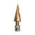 阶梯钻电动扳手专用金属木工铝合金多功能开孔钻孔扩孔器宝塔钻头 4241螺旋槽4-22mm(十阶)