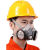 双罐防尘口罩防工业粉尘高效过滤棉煤矿打磨电焊工防护面具口鼻罩 活性炭棉100片不含面具