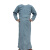 劳保佳  焊工围裙 加厚牛皮围裙 焊工隔热防护围裙 高领棕色 110CM 可定制