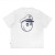 MALBON高尔夫服装印花短袖夏季纯棉户外运动海军经典圆领T恤男女通用 白色 S