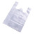 荆壁白色塑料袋背心式包装袋手提袋(45个/包)单个装 35cm*52cm