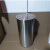 台面不锈钢垃圾桶嵌入式圆形连体桶厨房悬挂清洁桶洗手间装饰摇盖 NZ-270桶+黑色盖