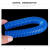 100米PVC波纹管塑料电管1650mm波纹阻燃线管电线穿线穿电线软管 16波纹管蓝色50米内径12mm