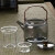 餐将军玻璃煮茶壶家用电陶炉泡茶器加厚耐高温提梁烧水壶红茶普洱茶具 烟灰色茶壶