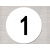数字号码牌标志贴纸器设备床编号序号标识 PVC不干胶防水标签 白底黑字/拍总数备注数字 1.5x1.5cm