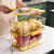 丹乐冰箱盒收纳盒冷冻保鲜密封专用整理神器食品级蔬菜水果冷藏储 8.8L [黄色大号]高款