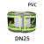 PVC透明法兰保护套塑料PP防护套保护罩防护罩耐酸碱腐蚀防喷溅DN DN25PVC