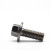 GWHG 304不锈钢法兰螺丝带齿GB5787不锈钢六角头法兰螺栓GB5789 50个 M5-0.8X10（GB5787） 