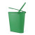 食安库（SHIANKU）分色刻度水桶 加厚塑料水桶手提多功能清洁桶 （桶+盖）【12L】 蓝色150223