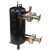 5-25匹冷凝器蒸发器空调空气能热交换器管壳式换热器 9匹410高效罐实心4管接头保温