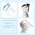 贝傅特 透明防护面罩 工业面罩防尘防油烟打农药隔离面罩 蓝色架面罩1架1片面屏 