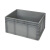 晟储 物流箱EU箱储物箱加厚塑料储物盒欧标周转箱 600×400×280mm 灰色