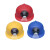 带灯的安全帽一体式ABS头盔矿灯可印字狼杰强光充电安全帽灯定制 美心龙LA-08USB白色+充电数据线
