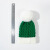 尚琳恩针织帽圣诞帽儿童毛绒毛球帽圣诞礼物礼品圣诞帽子圣诞节装饰品 儿童圣诞色麻花-白绿 均码