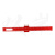 双岸 木工多功能划线尺 铝合金高度测量T型尺 红色木工划线器测量尺 蓝色三件套划线尺 一个价 