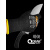 QEAR黑色欧标5级防割搬玻璃钢板劳保防滑耐磨工作保护浸胶手套 3对黑五级防割出纹乳胶 S