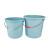 庄太太 22L蓝色36*34cm 加厚洗衣塑料水桶手提装水大红色塑料桶盆桶ZTT-JD001