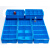 塑料五金工具多格零件盒分格箱螺丝分类收纳盒加厚 590横四格：590*380*110（加厚）