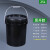 批发化工桶塑料桶包装桶黑色避光桶pp桶试剂瓶方桶避光塑料罐 25L-黑色桶