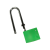 艾御堡 AYB-SJ8 40*60mm 梅花塑钢锁长梁（计价单位：把） 绿色