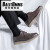 百丽驼美士 BALITOMMS（BALITOMMS）欧洲站男鞋手工棕色皮鞋男布洛克英伦风感商务正装 黑色 38【手工定制】