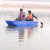 牛筋塑料船塑胶渔船加宽加厚小船钓鱼捕鱼打鱼船下丝网塑料渔 23米加厚圆头船12人