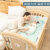 牧童坊（MU TONG FANG）牧童坊婴儿床拼接大床欧式移动式新生儿bb儿童床实木多功能摇篮床 小裸床