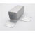 正方形铝合金外壳铝型材盒子铝盒长方形壳体氧化开孔丝印打标打样 50*40长80白色