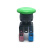 IDEC和泉蘑菇头自复位按钮开关YW1B-M4E10G绿色启动停止按钮22mm 红色 一常开