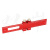 双岸 木工多功能划线尺 铝合金高度测量T型尺 红色木工划线器测量尺 红色中款划线尺 一个价 