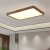 铜格格中式吸顶灯客厅餐厅灯胡桃木新中式简约家用全屋大厅房间卧室灯 16~方形50cm中性光