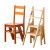 铂瑞邦 BORB家用折叠两用室内登高多功能实木梯椅 原色(四层梯椅)