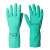 澳颜莱丁腈手套防水防腐蚀化学品耐酸碱耐溶剂耐油实验 16-650型耐高温手套 M