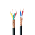 启光电缆（QG）屏蔽软电缆RVVP 300/300V 4芯0.5-2.5平方电缆100米 300/300V 4X2.5 护套为黑色PVC