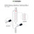 恒压漏斗恒压滴液漏斗筒形分液漏斗玻璃四氟标准口四氟活塞真空门25/50/100/250/500/ 带刻度四氟活塞2000ml/29*40(需定制)