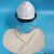 鹿色适用电焊面罩焊工脸头戴式安帽防护焊机烧焊接头盔高清透明面屏 电焊防护眼镜