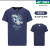 yy2024年yy泰国公开赛速干羽毛球文化衫短袖T恤比赛服男女队服 黑金大标男款上衣 XL