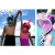 潜水面罩浮潜三宝全干式呼吸管全脸防水泳镜面镜成人儿童游泳装备 黑蓝SM