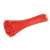 彩色尼龙塑料扎带工业级强力卡扣广告牌喷绘束线绑线大号红黄蓝绿 4*200 500条 宽度2.6mm/红色