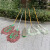 家用户外大扫把竹子扫帚扫院子塑料大号马路扫环卫物业笤帚加长杆 菱形架塑料丝木杆1个