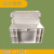 EU塑料箱加厚物流周转箱过滤收纳工业风多彩塑料箱乌龟箱过滤盒 EU32120灰色(300*200*120)