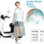 带袖连衣裙雨衣踏板电动车旅游韩国时尚成人徒步有袖步行雨衣雨裙 透明白(卡通蛙) XXL