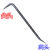 SMVP七字型木工撬棍铝膜木模订制起钉器撬棒钯镂工地拆模螺纹钢工具 螺纹12#30厘米直角尖头