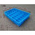 加厚塑料箱分格周转箱多格分类盒工具箱30格40格熟胶盒零件螺丝筐 60格外径51.5x29x5.5cm 蓝色加厚