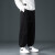 B-22休闲裤子男春季运动卫长裤美式学生韩版潮流束脚宽松加绒款男装 2399黑色（双面绒-有拉链） XL