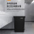 YYN商用无盖垃圾桶大容量2023厨房超大方形餐饮40大号20L 60L灰色长方形桶