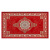 兰诗（LAUTEE）QD277 走廊地毯 欧式红色多尼尔耐脏地毯酒店过道防滑垫 871红色宽140cm