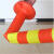 定制适用江西PU弹力柱橡胶警示柱道路护栏软性柱塑料反光柱停车桩警示桩 68塑料警示柱