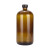 波士顿棕色小口密封玻璃瓶避光化学试剂瓶茶色分装小瓶带盖密封罐 1000ml()